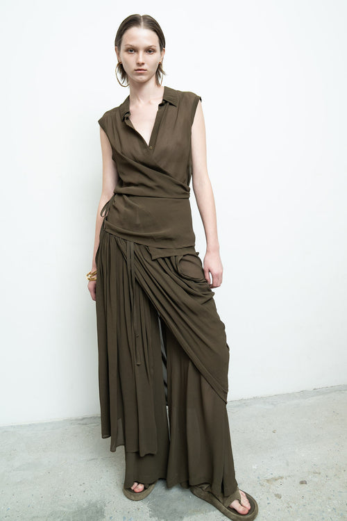 Sleeveless Roux Shirt