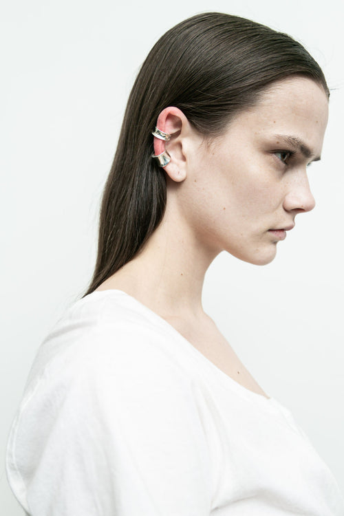 Silver Ear Cuff