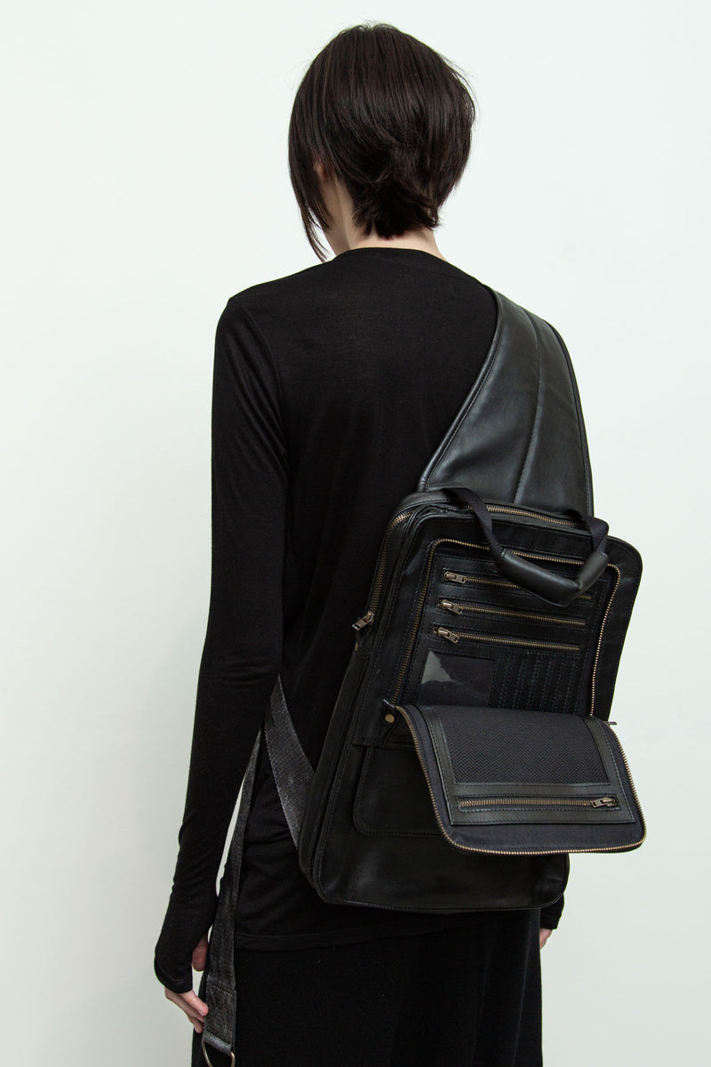 black leather sling backpack Sling Pack | Womens Accessories
