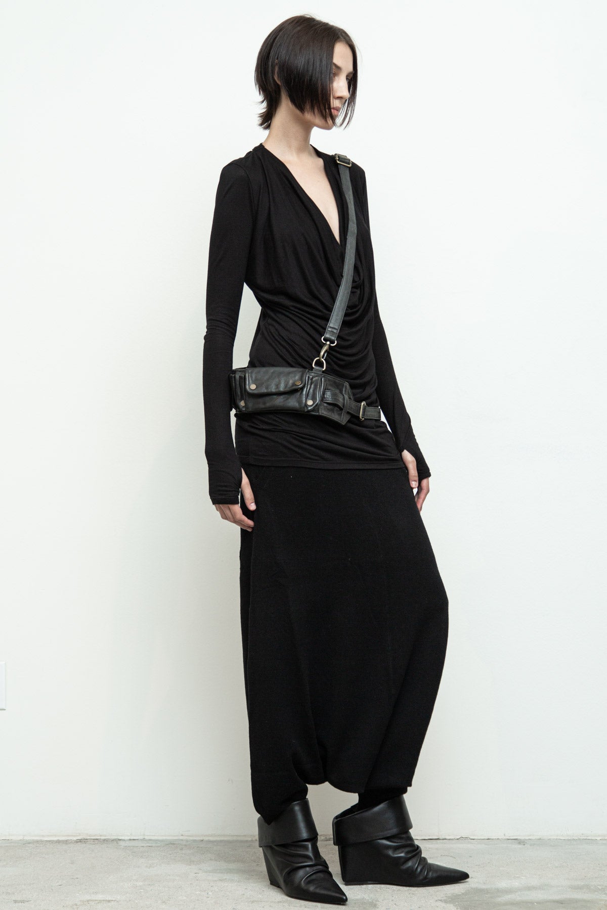 A-186-BandolierBelt-Black- 