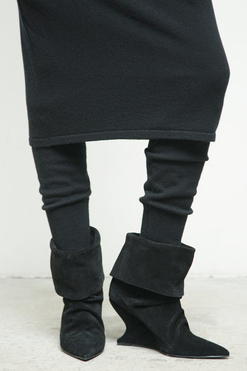 Rey Boots Suede - Black