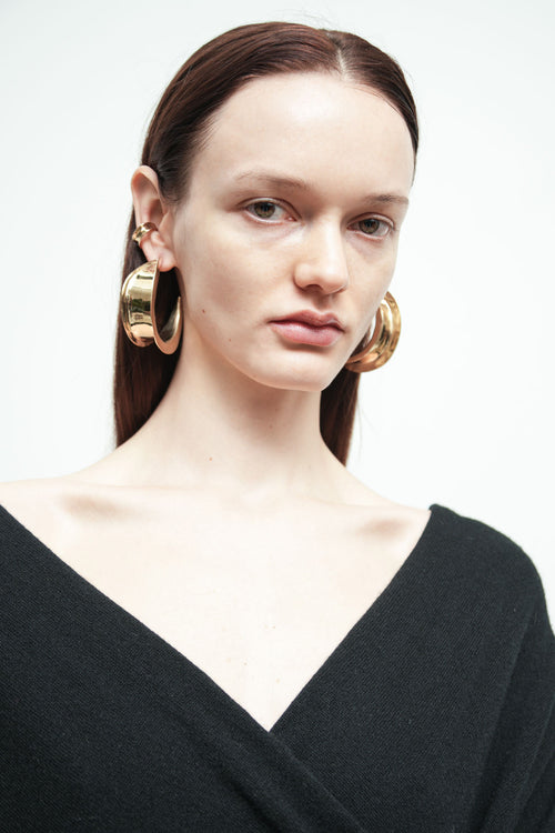 Mezza Hoop Earrings
