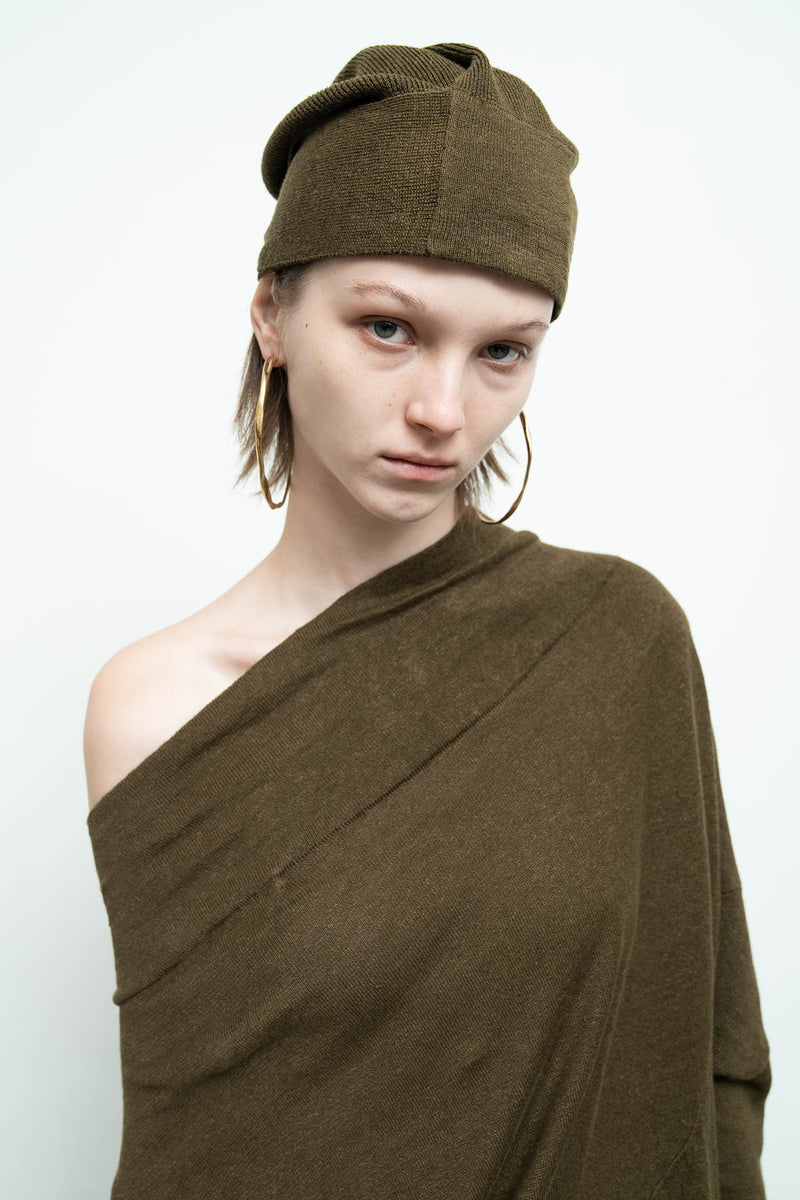 Wrap Beanie Linen