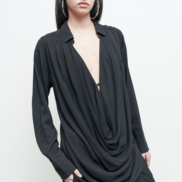 Drape Shirt | Womens Tops | NICHOLAS K – Nicholas K