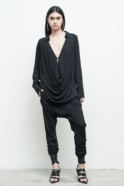 Drape Shirt | Womens Tops | NICHOLAS K – Nicholas K