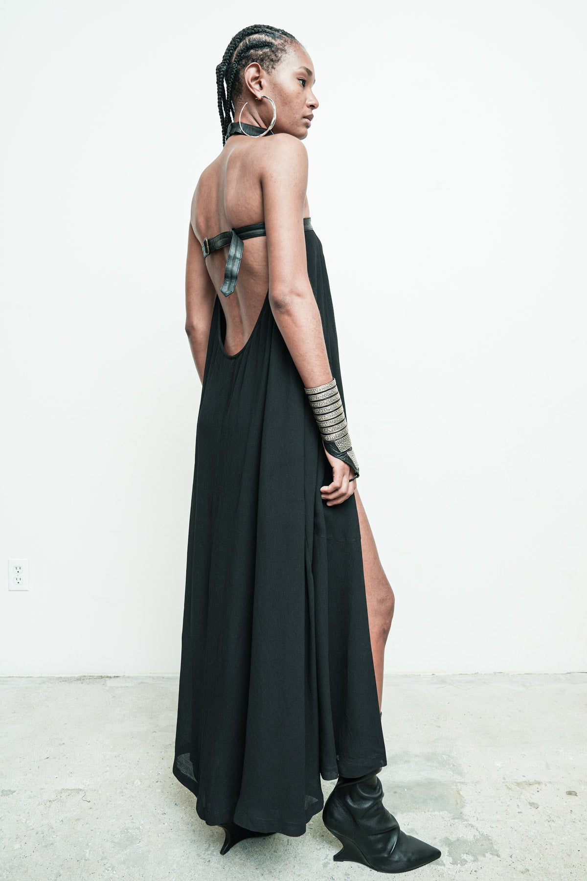 nicholas backless dress Zaire Open Back Gown