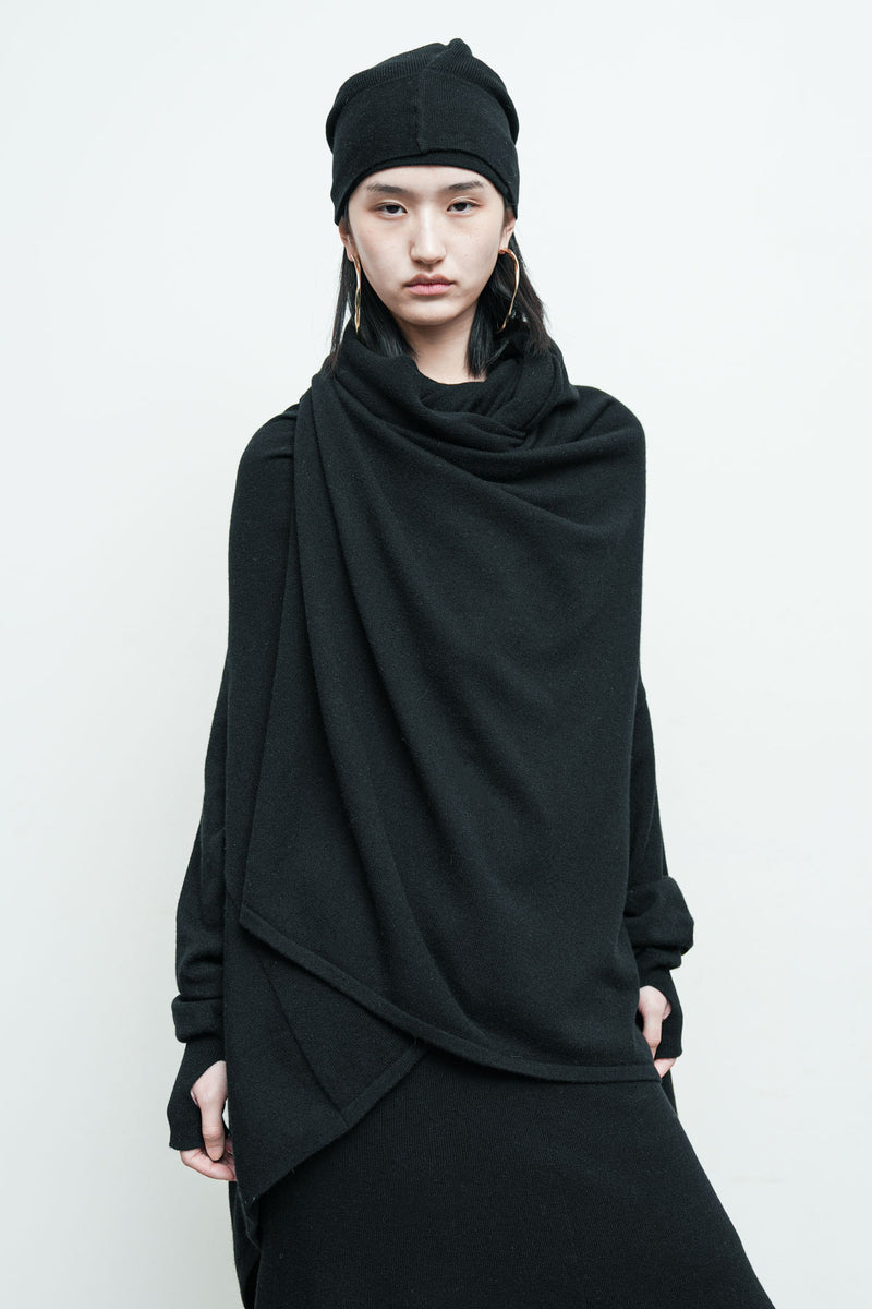 Wrap Beanie Cashmere
