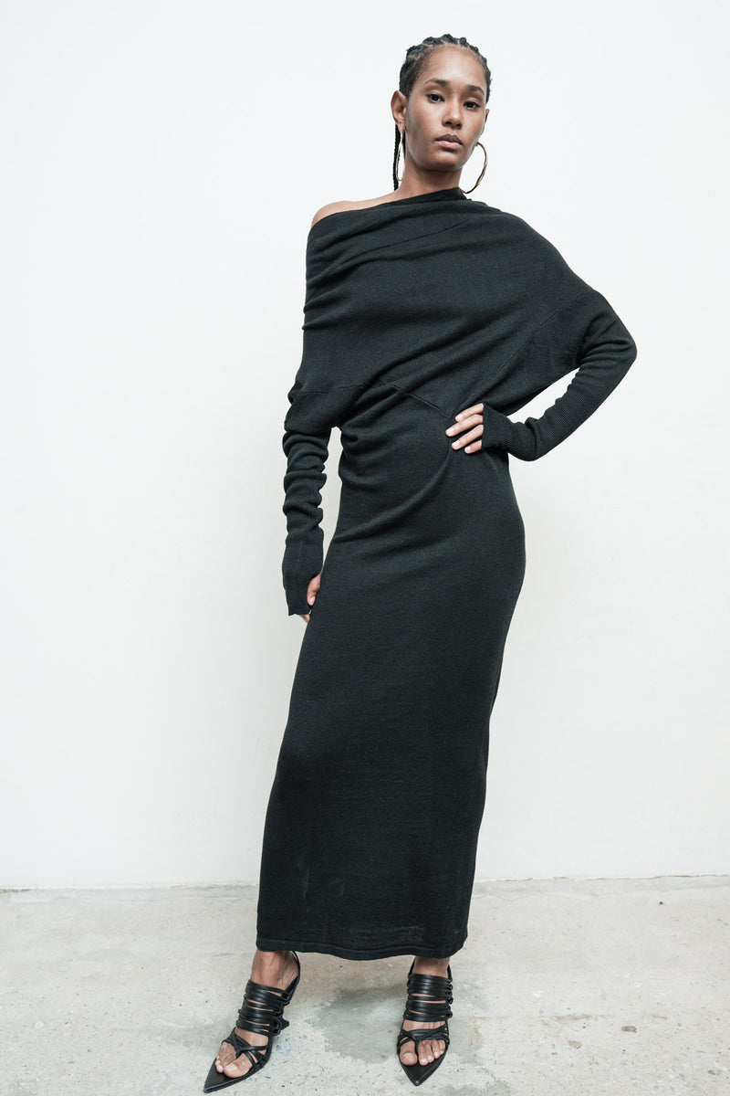 Reversible Sweater Dress Linen