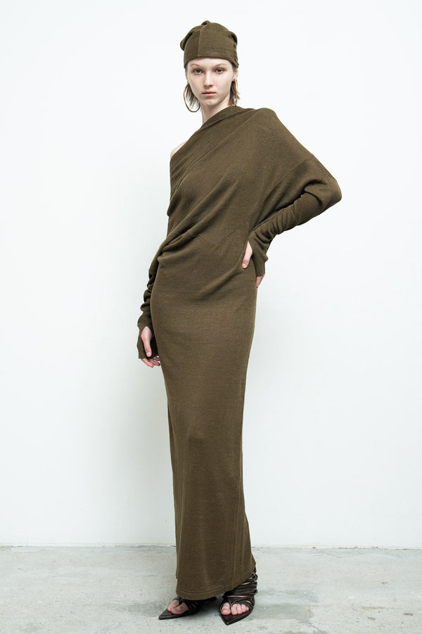 Reversible Sweater Dress Linen