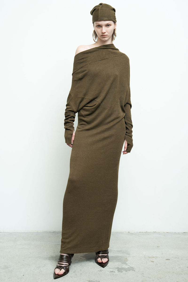 Reversible Sweater Dress Linen