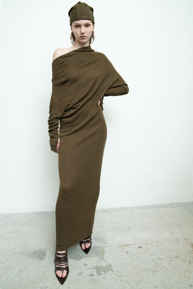 Reversible Sweater Dress Linen