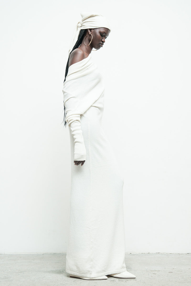 Reversible Sweater Dress Cashmere