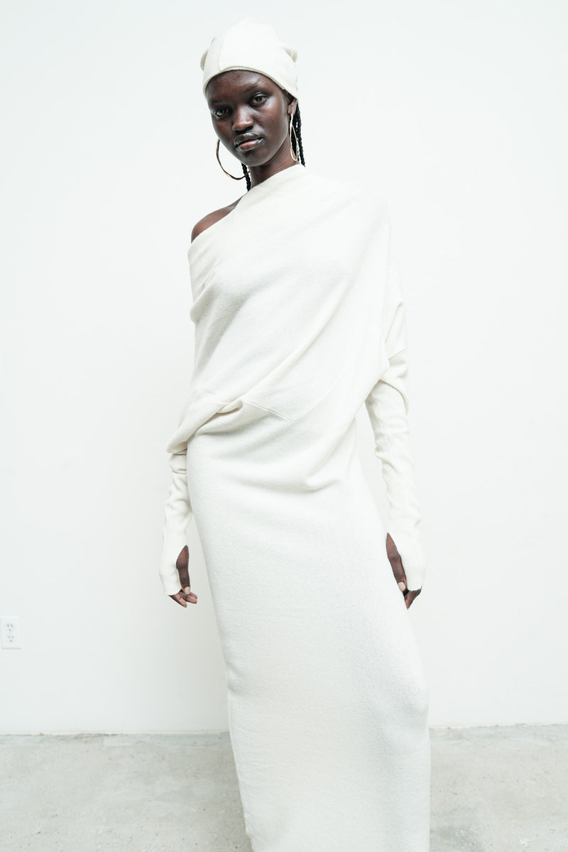 Reversible Sweater Dress Cashmere