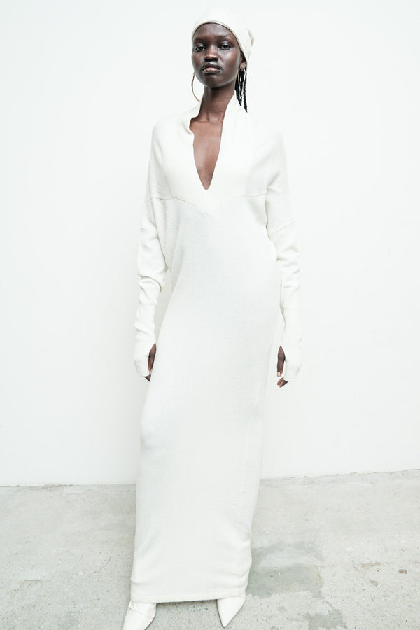 Reversible Sweater Dress Cashmere