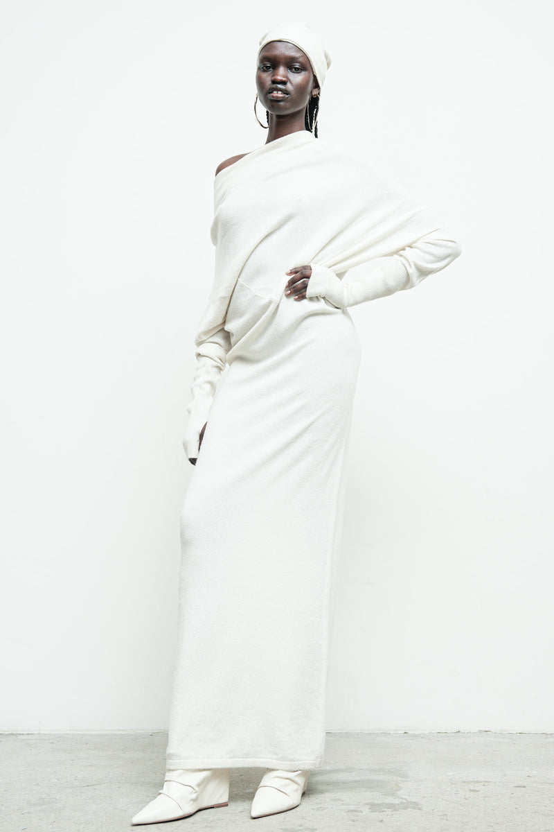 Reversible Sweater Dress Cashmere