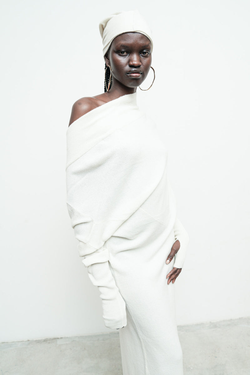 Wrap Beanie Cashmere