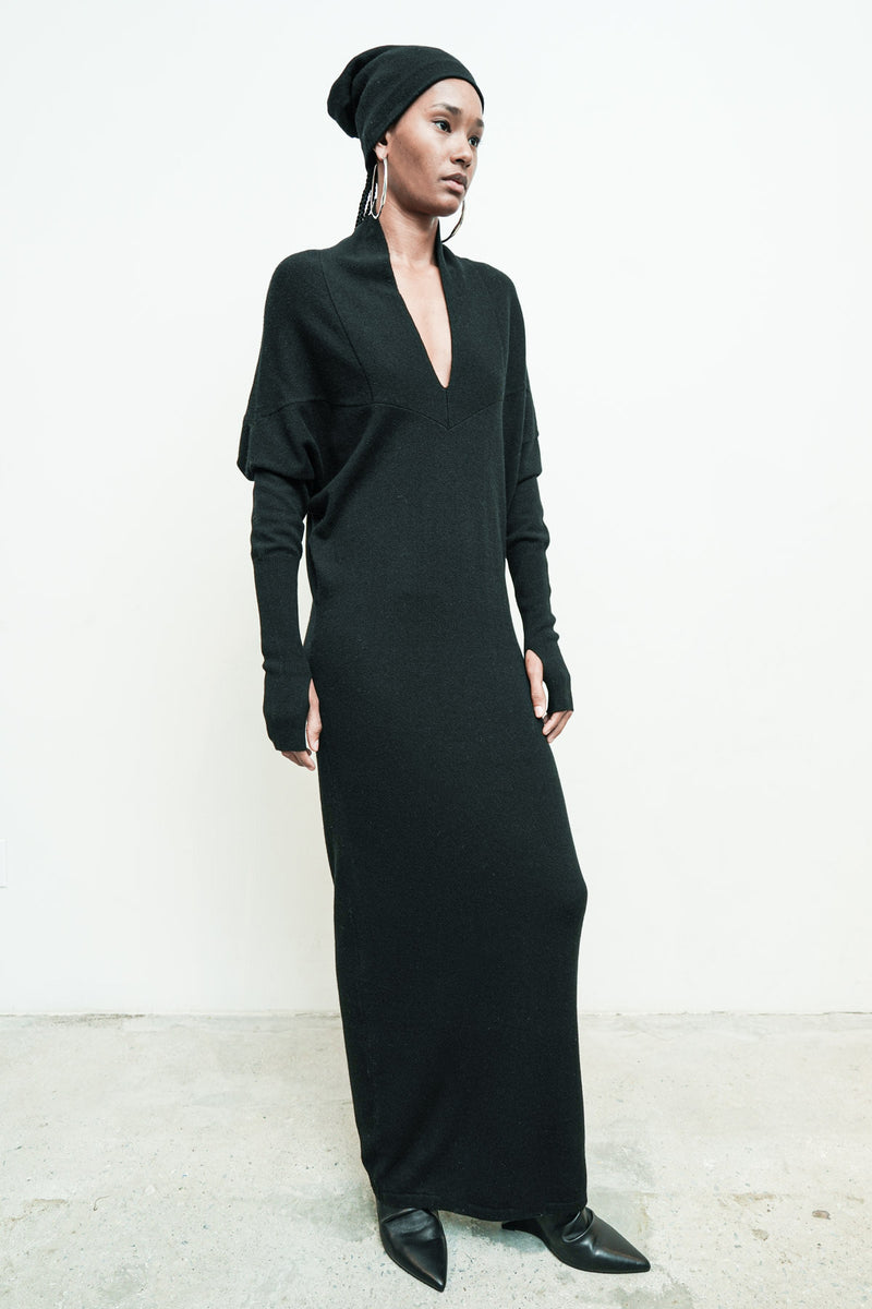 Reversible Sweater Dress Cashmere