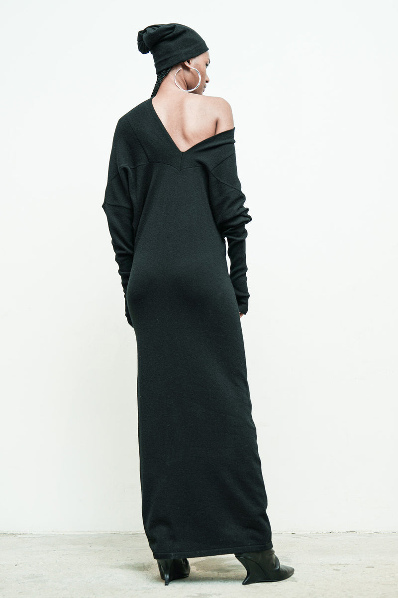 Reversible Sweater Dress Cashmere
