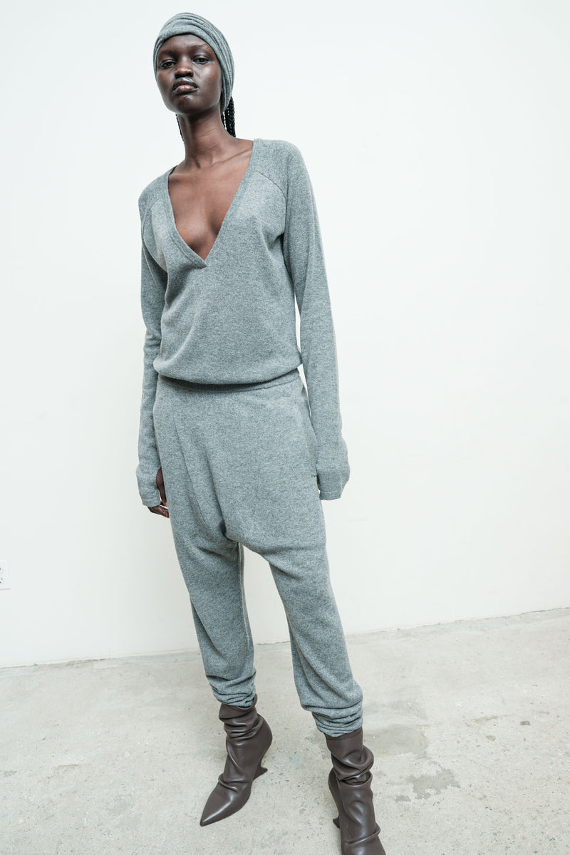 Reversible Low V Sweater