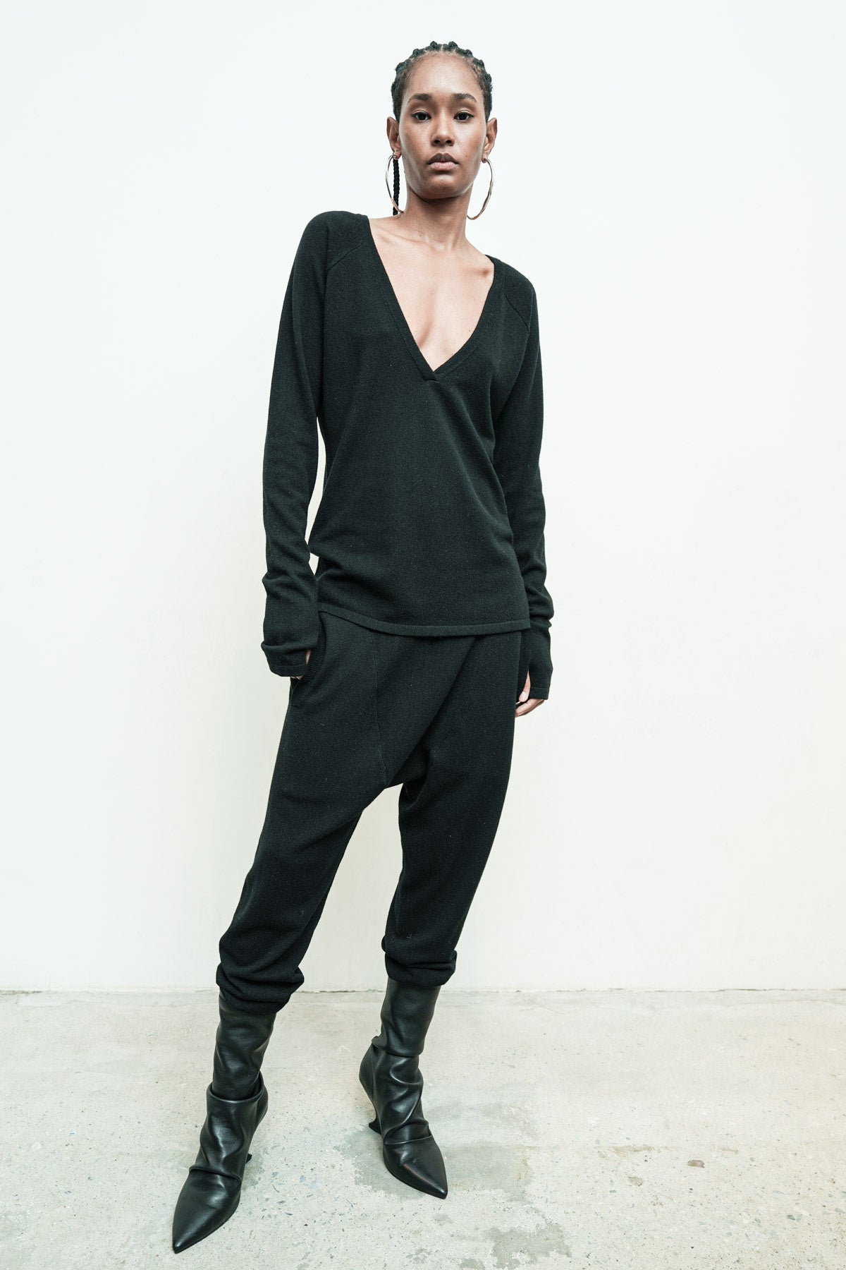 Reversible Low V Sweater | Women's Sweaters | NICHOLAS K – Nicholas K