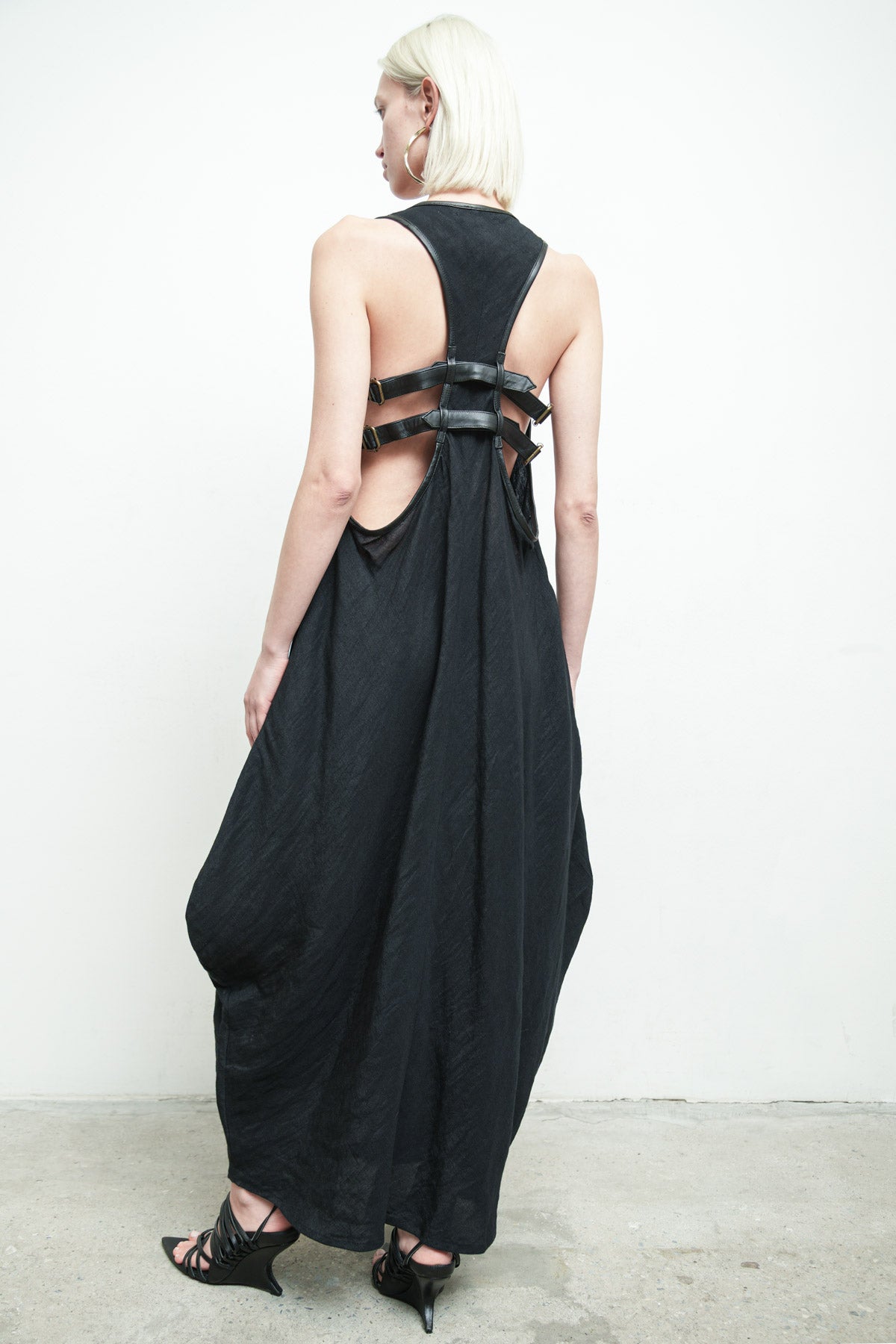 nicholas linen dress NICHOLAS - Strapless linen maxi dress
