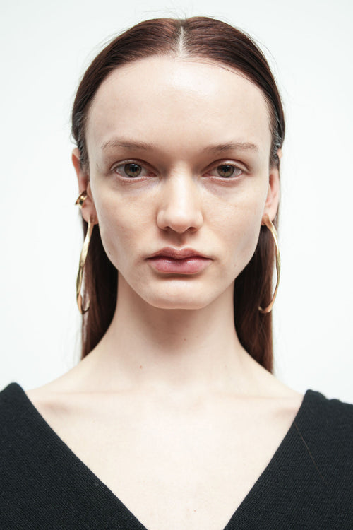 Sinew Hoops Earrings